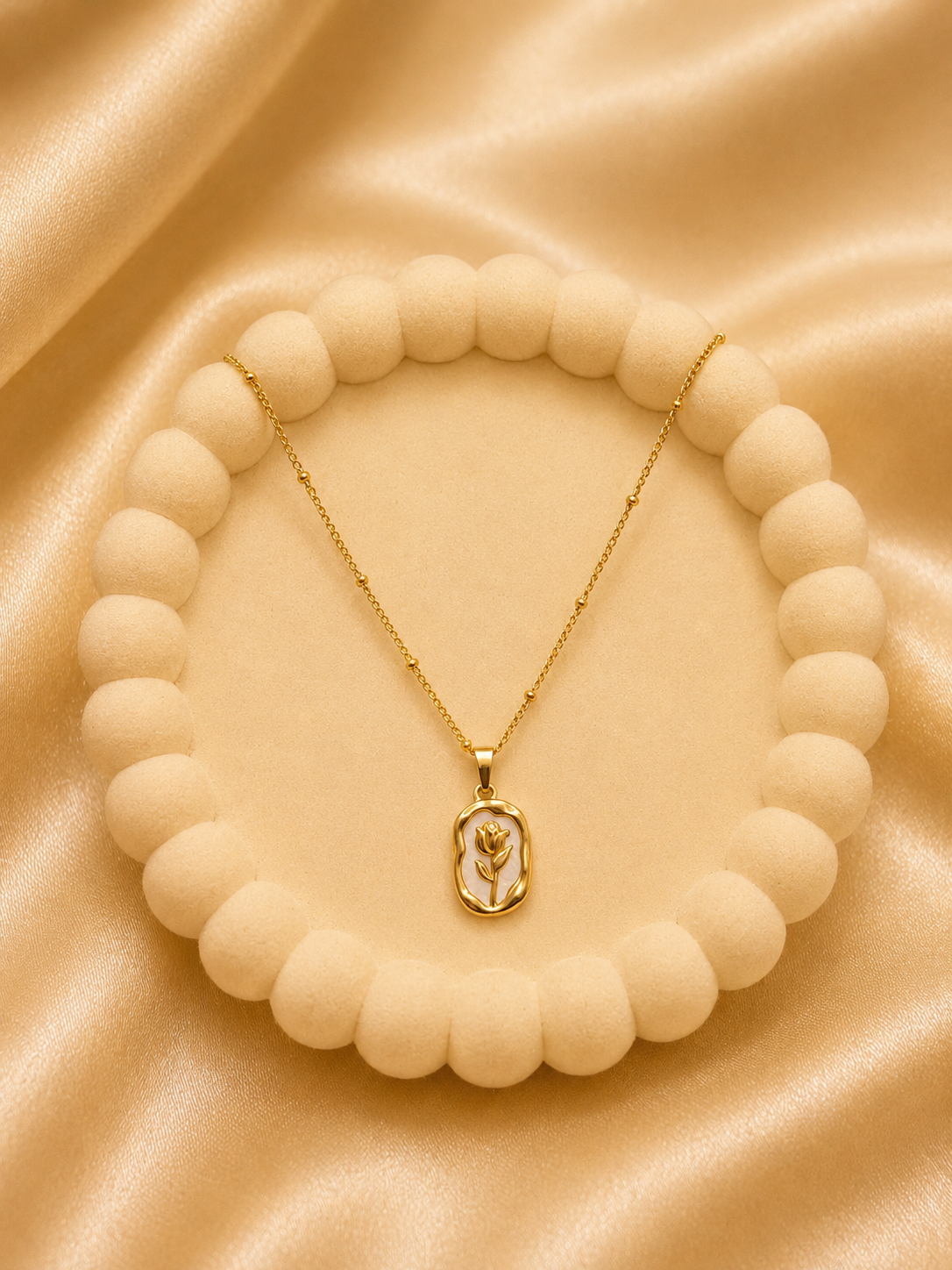 Cameo Rose Pendant