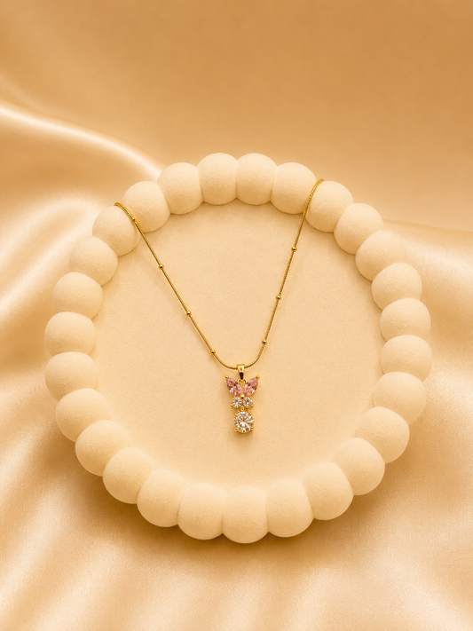 Blush Flutter Necklace