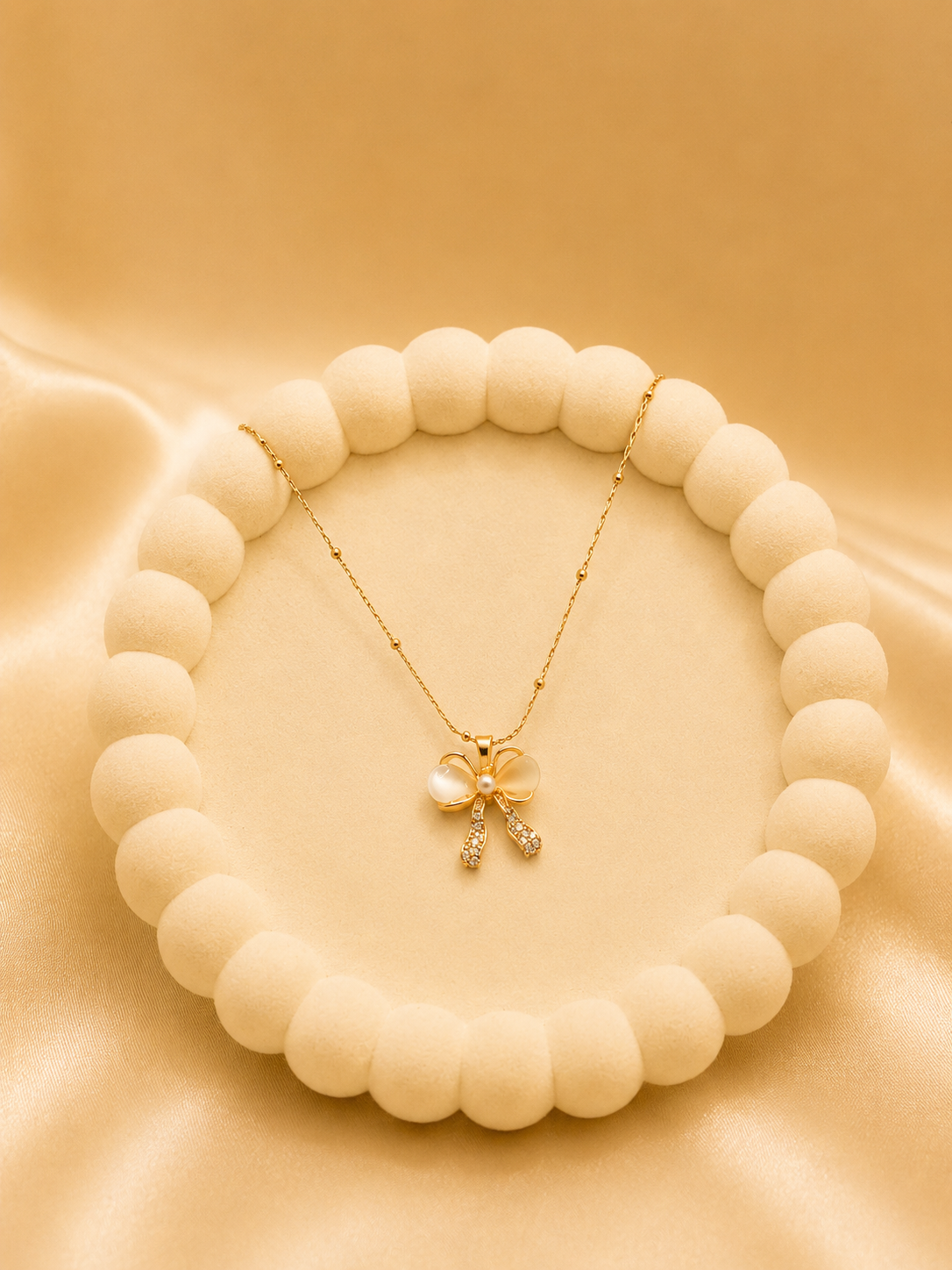 Luna Bow Necklace