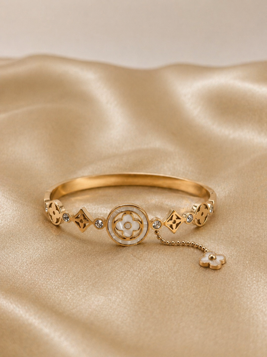 Ivory Bloom Cuff