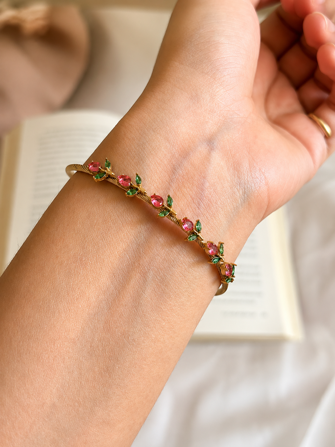 Petal Cuff Bracelet
