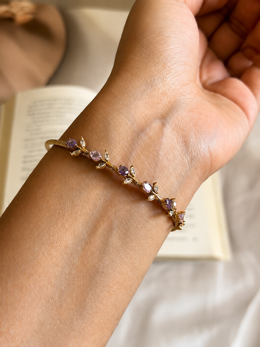 Lilac Cuff Bracelet